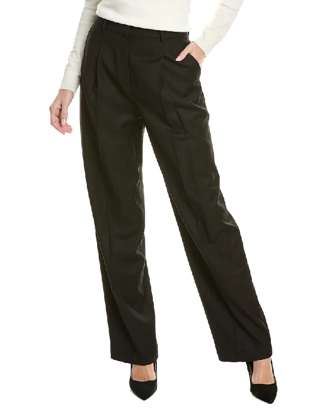 Online Clothing Stores Theory Pleated Wool Trouser