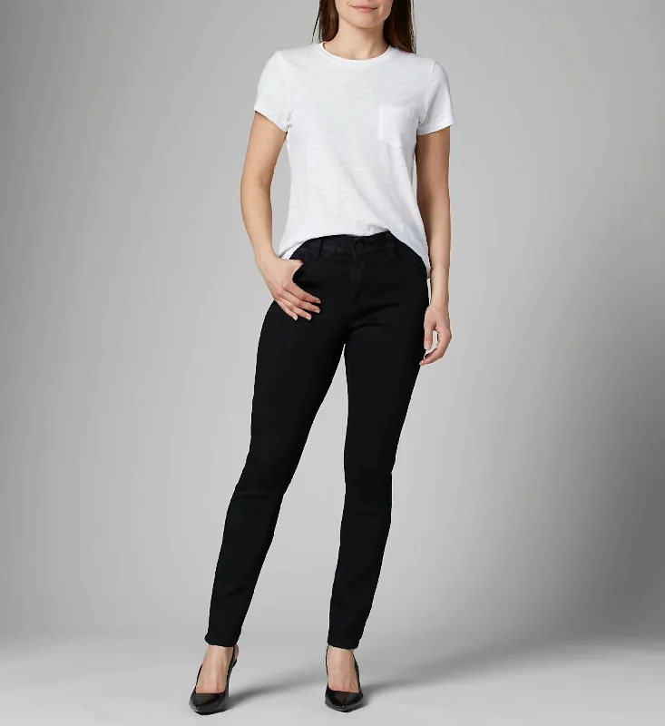 Women's Online Boutique Cecilia Mid Rise Skinny Jeans In Black