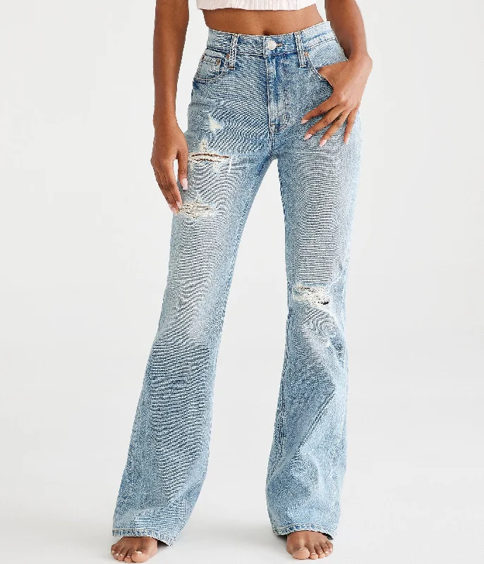 Women's Casual Wear Outfit Aeropostale  Flare High-Rise Jean