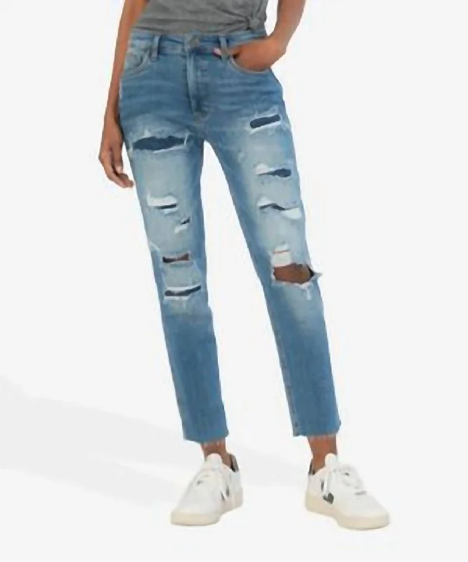 Best Boutiques Online Rachael High Rise Fab Ab Mom Jean In Revolution