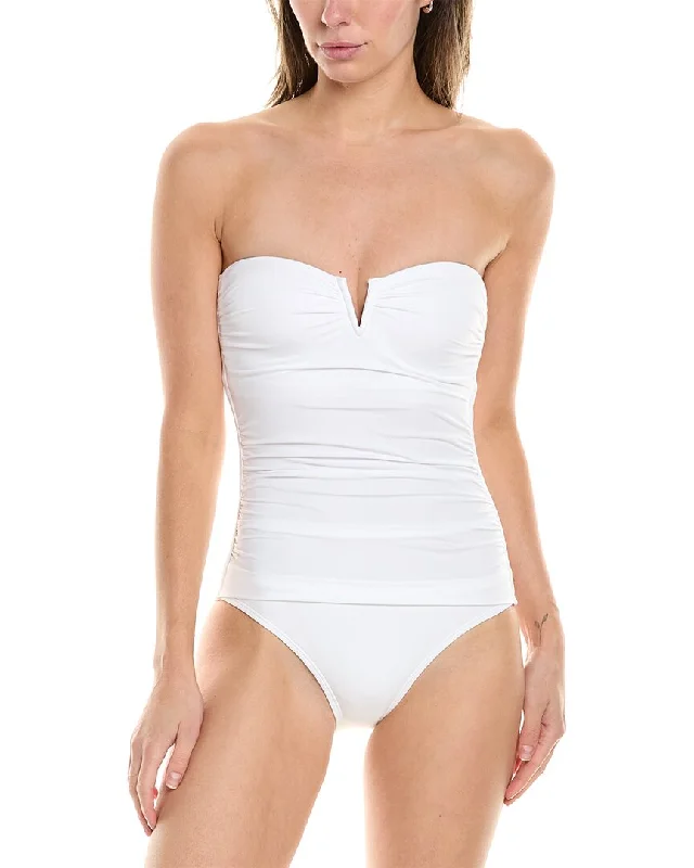 Women's Clothing Online Sale Tommy Bahama Pearl V Front Bandeau One-Piece