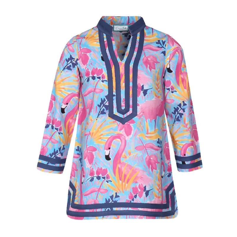 New Arrival Discount Women's Long Sleeve Cabana Cover-Up In Flock Party