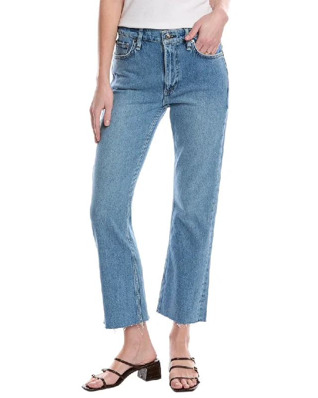 Clothes Of Woman rag & bone Peyton Mid-Rise Ankle Benson Bootcut Jean