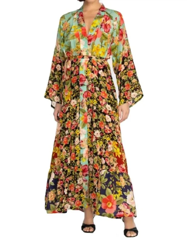 Fashionable Women's Outfit Burke Kimono In Multi