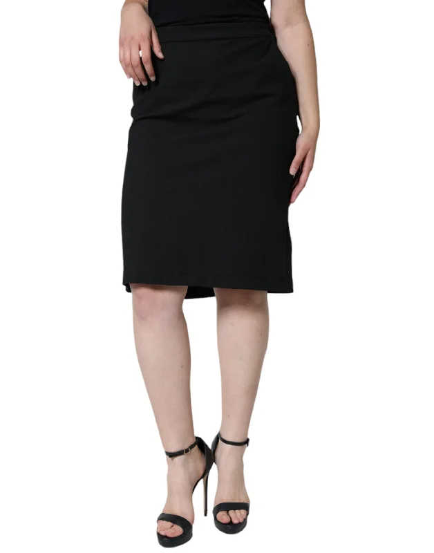 Women's Evening Clothes GF Ferre  Straight Pencil Cut Knee Length Women's Skirt (Pre-Owned)