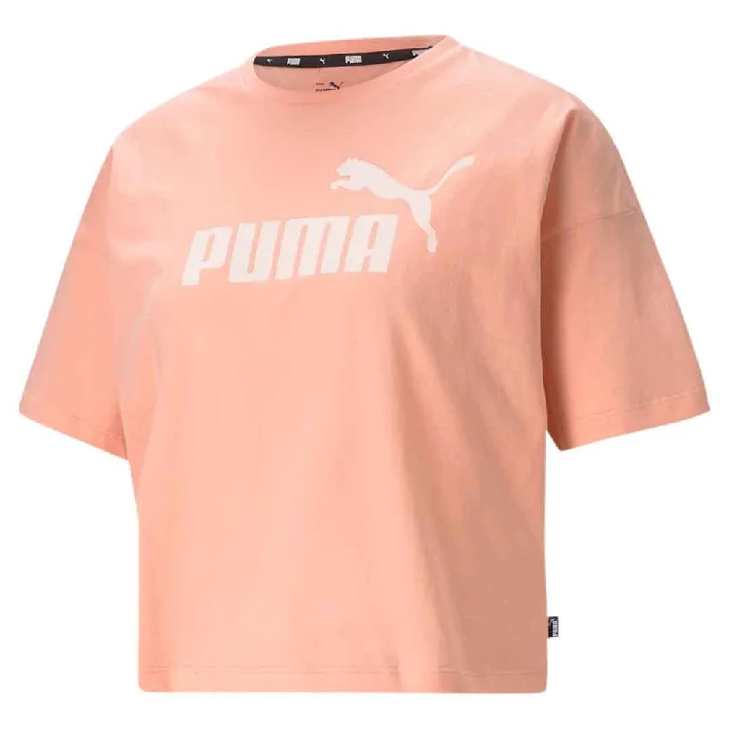 Sustainable Fashion Clothing For Women Puma - Women's Essentials Cropped Logo T-Shirt (586866 26)