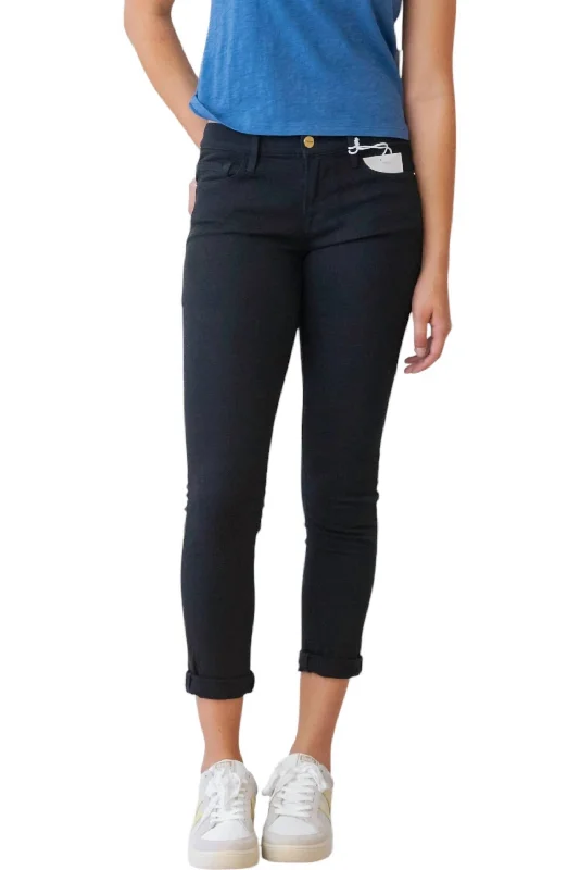 Women's Seasonal Wardrobe Clothing Le Garcon Jeans In Noir