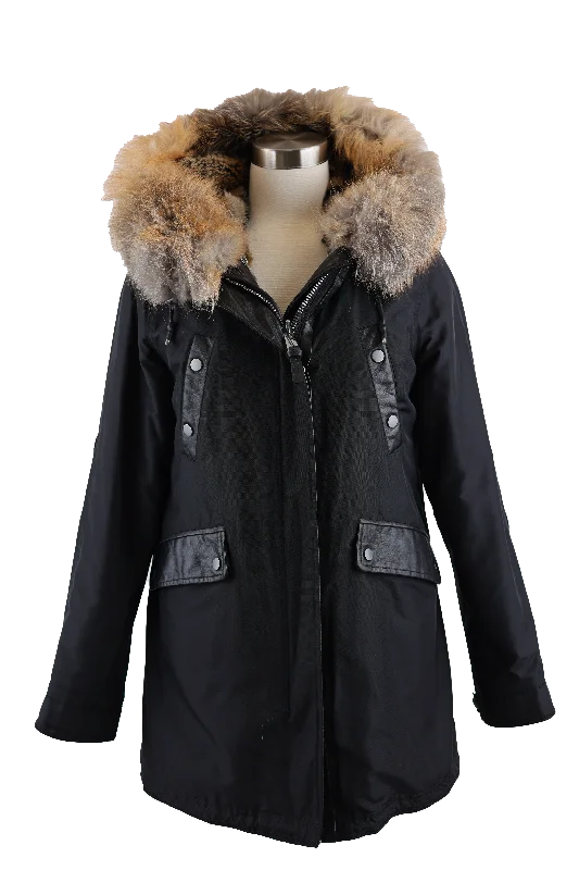 Women's Trendy Outfits Belleville Reversible Fur Lined Parka