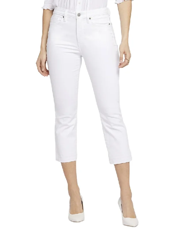 Timeless Women's Fashion Styles NYDJ Chloe Optic White Capri Jean