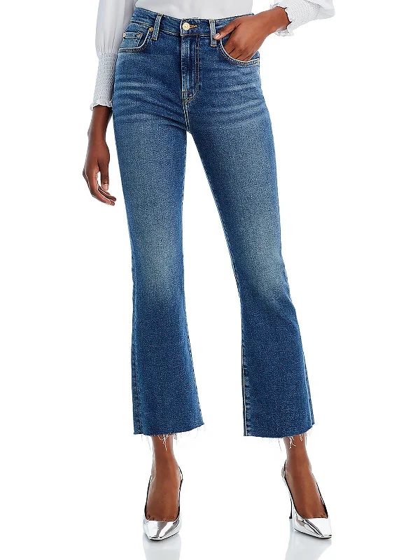 Clothes For Women Womens High Rise Stretch Straight Leg Jeans