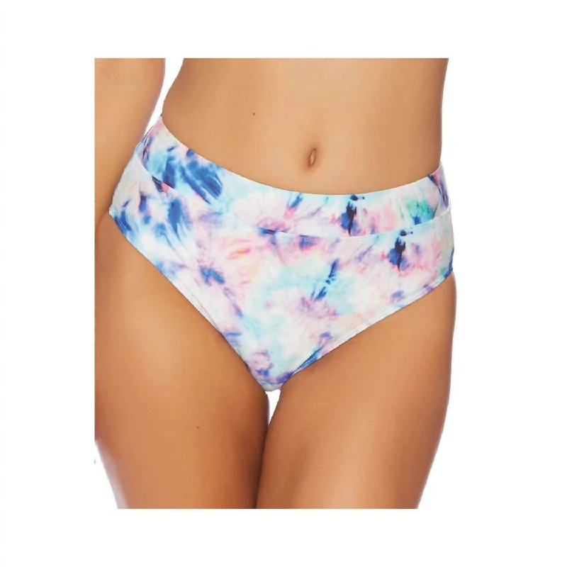 Best Online Boutiques For Women High Waist Bikini Bottom In Brighter Side Multi