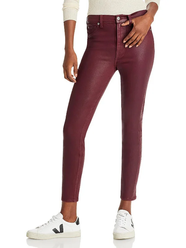 Exclusive Online Sale Womens Coated Ankle Skinny Jeans