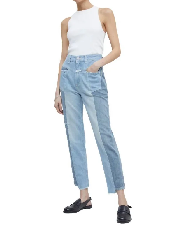 Women's Sporty Clothes A Better Real X Jeans In Mid Blue