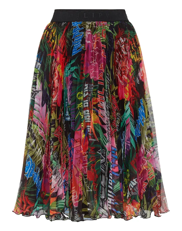 Luxury Women's Fashion Long Skirt Jungle Rock