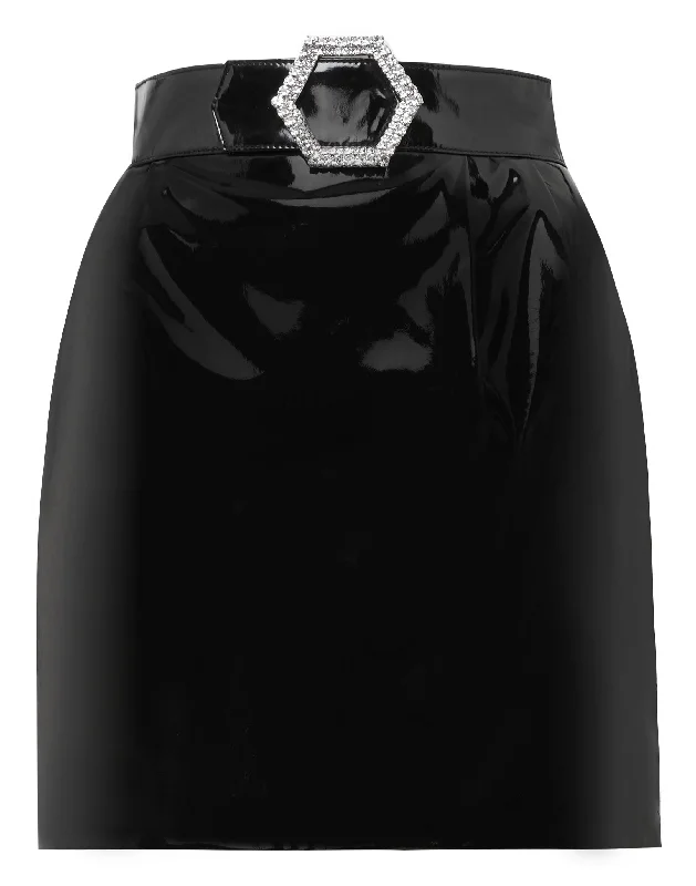 Casual Chic for Women Short Skirt Killer  Latex