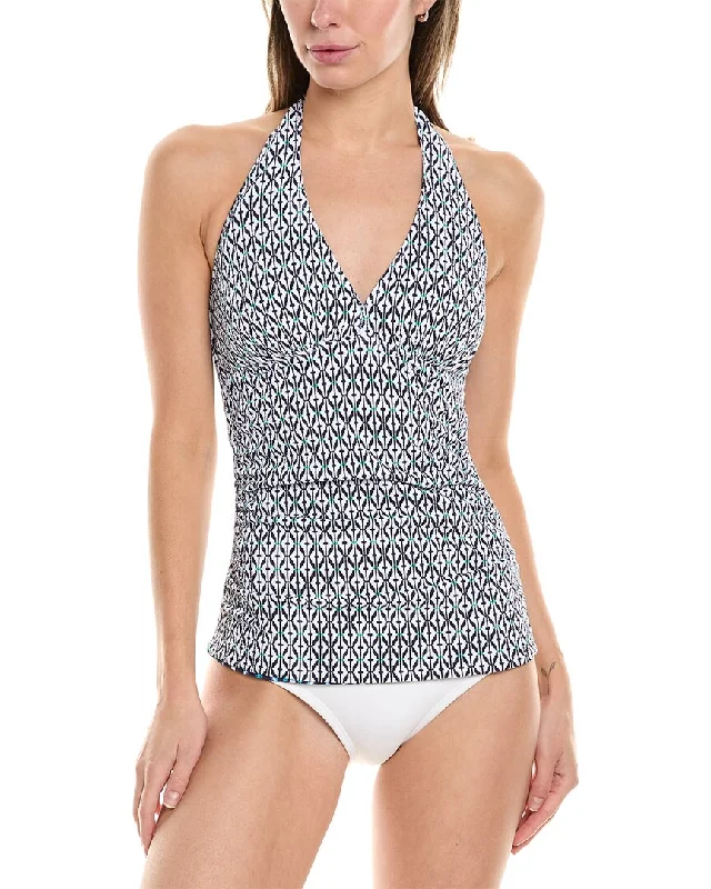 Top 10 Women's Online Clothing Stores Tommy Bahama Island Cays Ikat Reversible Tankini Top