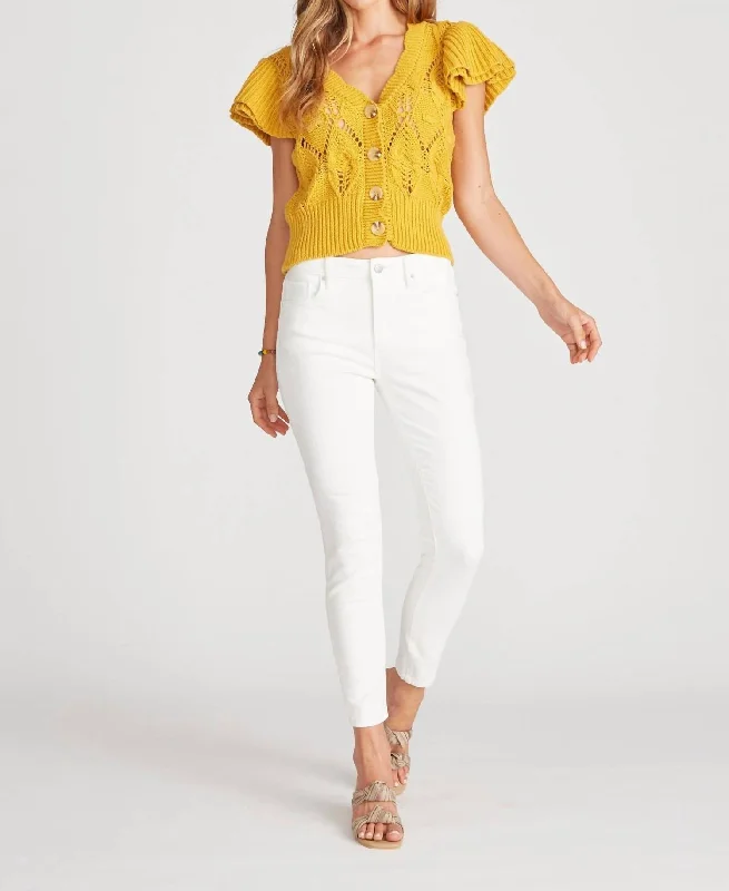 Outfits Ideas Jackie High Rise Skinny Jean In White