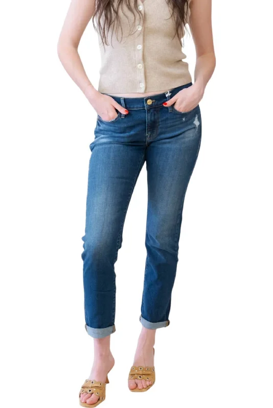 Tailored Clothing For Women Le Garcon Jeans In Azure