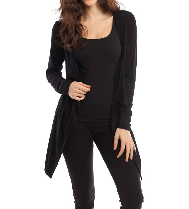 Women's Outfit For The Office Paige Cardigan In Black