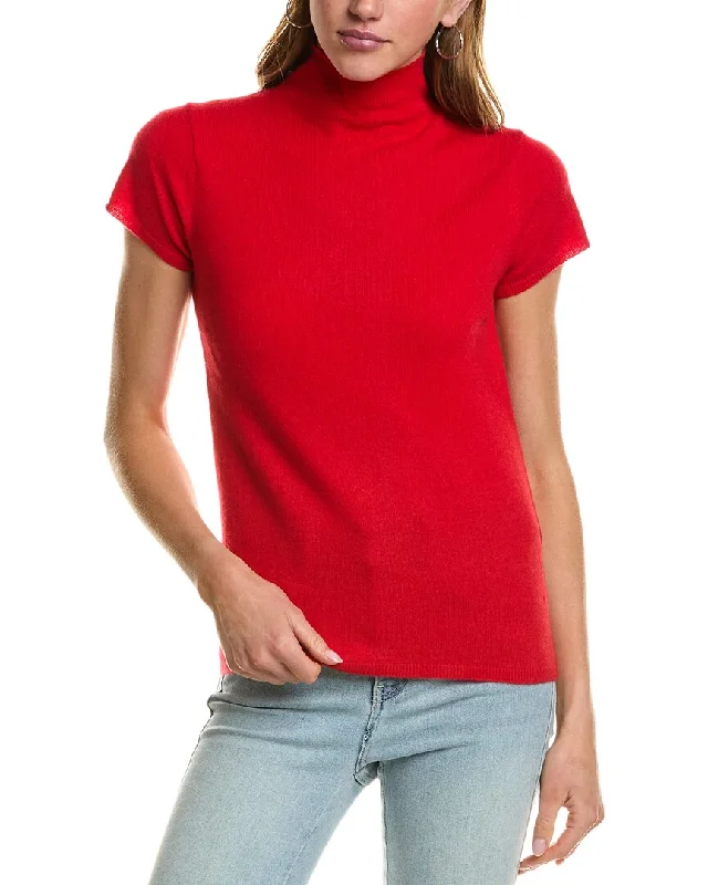 Women's Transitional Outfit InCashmere Turtleneck Cashmere T-Shirt