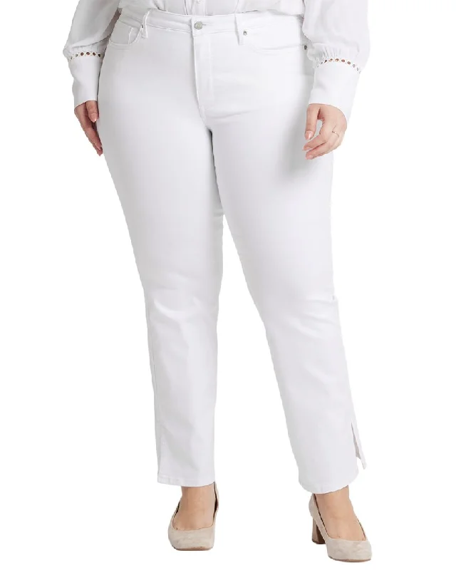 Chic Casual Wardrobe Essentials NYDJ Barbara Optic White Bootcut Jean