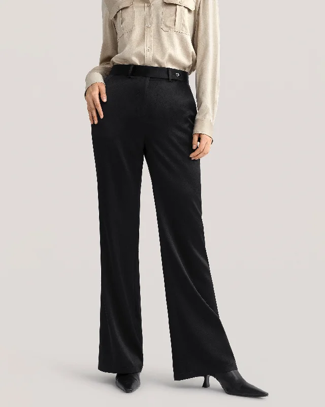 Clothes For Women The Albo Micro-Flare Silk Pants for Women