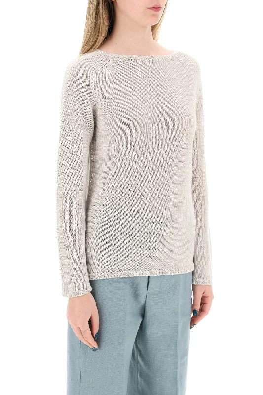 Comfortable Women's Attire S Max Mara Lightweight Linen Knit Pullover By Giol