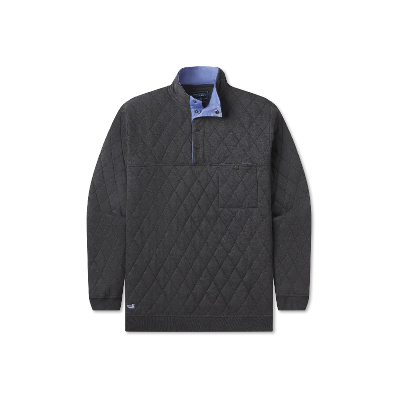 Midnight Gray Quilted