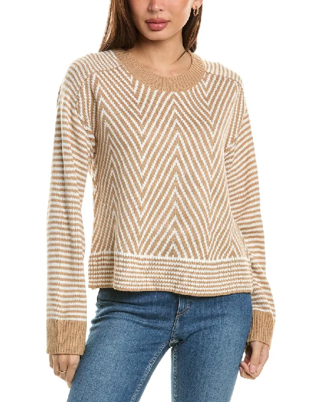 Women's Travel Attire Bobeau Chevron Sweater