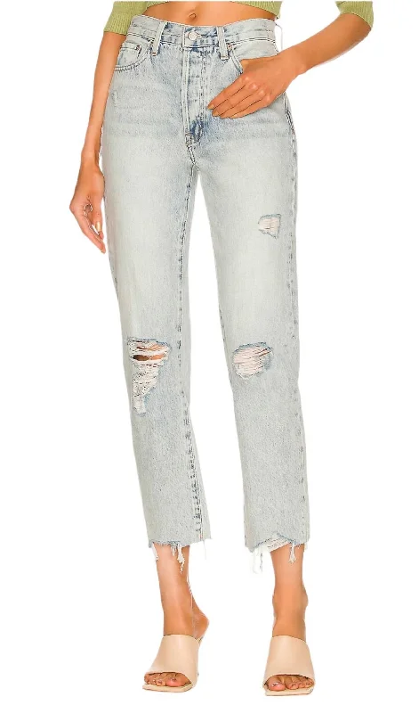 Weekend Sale Hysteria Ankle Pants In Blue Denim