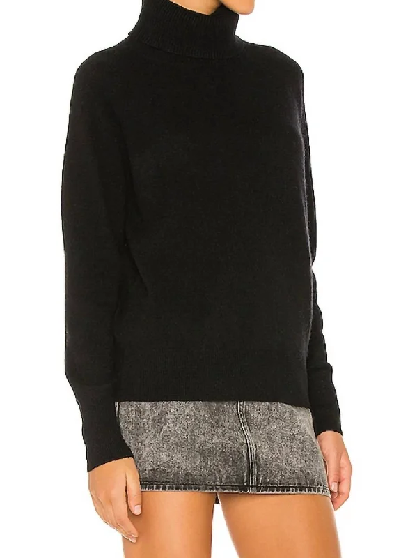 Latest Fashion for Women Essential Cashmere Turtleneck In Black