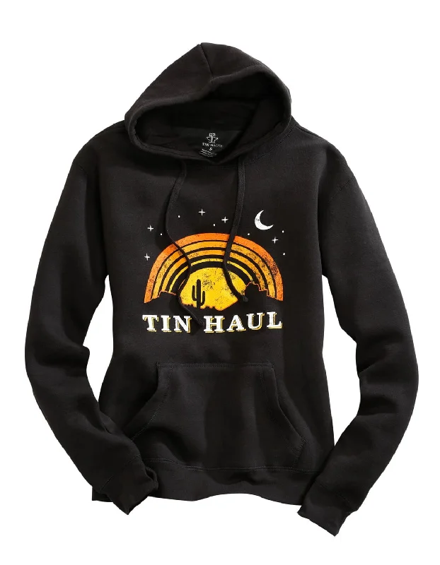 Women's Party Clothes Tin Haul Womens Black Cotton Blend Under the Nite Sky Hoodie