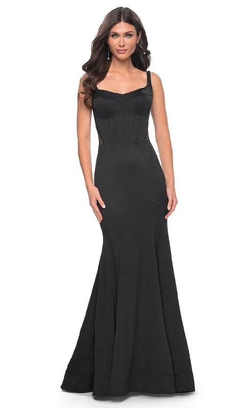 Women's Urban Clothing La Femme 32268 - Sheer Scoop Back Prom Gown