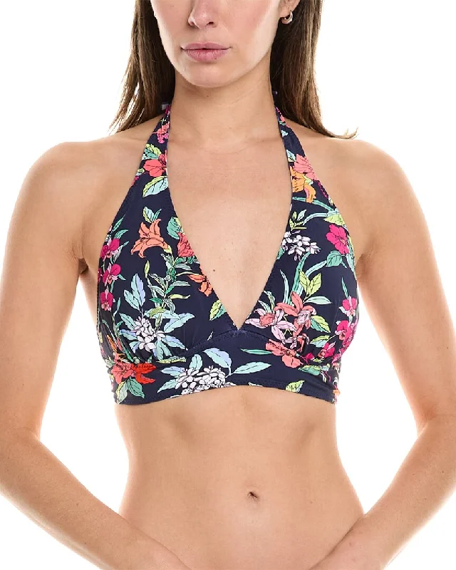 Clothes For Sale Tommy Bahama Summer Floral Reversible Halter Bikini Top