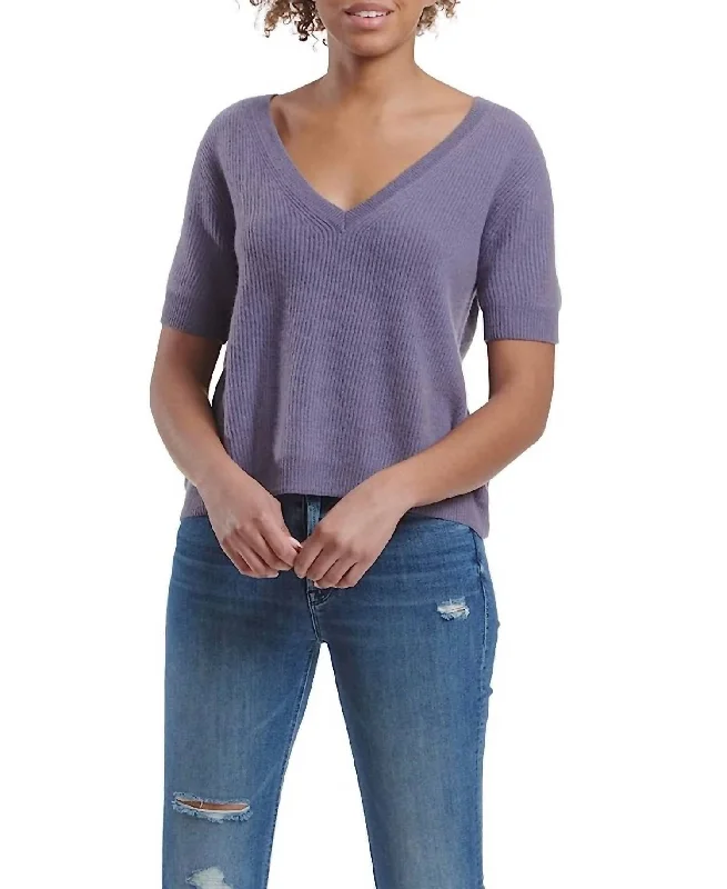 Women's Relaxed Outfit Carmella Sweater In Dusty Iris