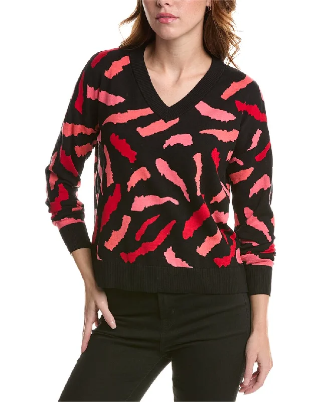 Charming Women's Garments Edinburgh Knitwear Abstract Animal Sweater