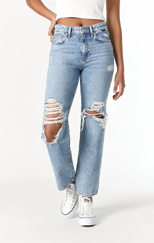 Boutique Dress Online Barcelona Wide Leg Jeans In Denim