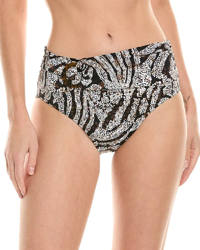 Clothes For Women Tommy Bahama Playa Brava High-Waist Ring Bikini Bottom