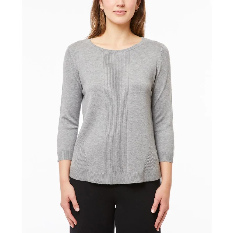 Women's Fashion-Forward Apparel Womens Ribbed Knit Pullover Sweater