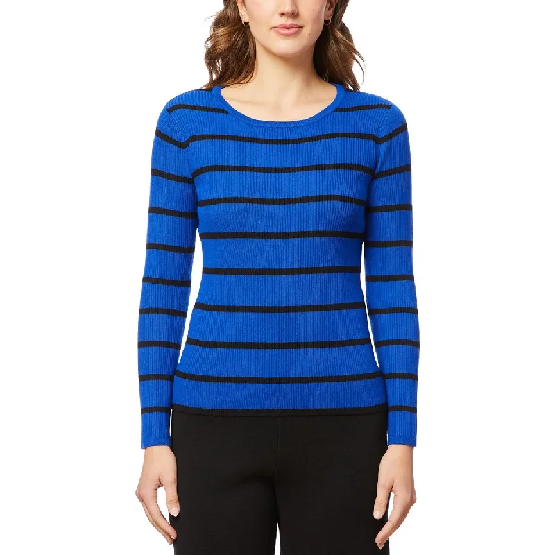 Comfy Women's Outfits for Daily Wear Womens Striped Knit Pullover Sweater