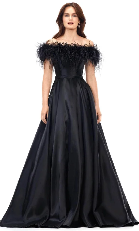 Best Boutiques Online Ashley Lauren 11382 - Feathered Ballgown