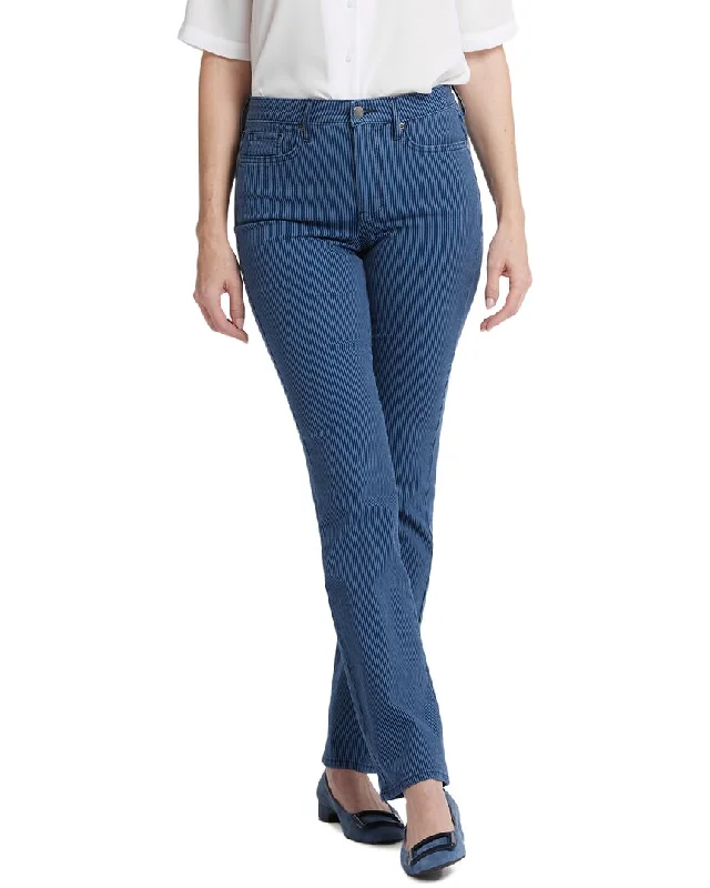 Casual Style for Busy Women NYDJ Billie Icy Stripe Bootcut Jean