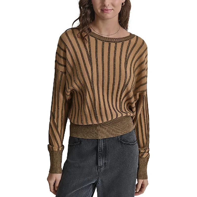 Women's Athleisure Apparel Womens Textured Knit Pullover Sweater