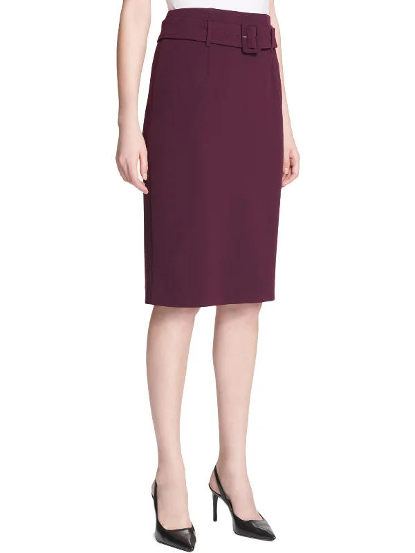 Women's Trendy Casual Outfit Womens High-Waist Knee-Length Pencil Skirt