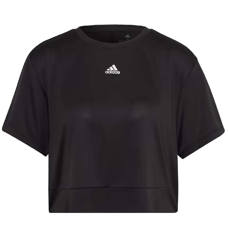 Classic Women's Clothing Styles adidas - Women's Aeroready Studio Crop T-Shirt (HD8943)