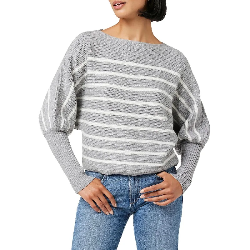 Formal Attire For Women Karina Womens Striped Dolman Pullover Sweater