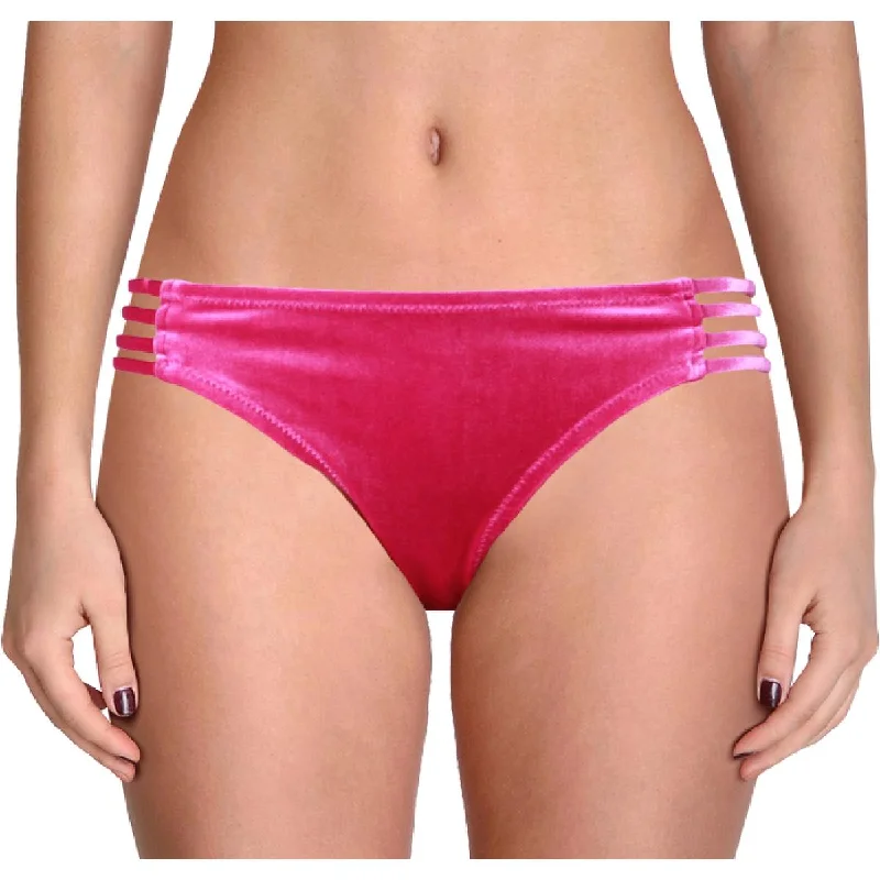 Women's Evening Wear Womens Velveteen Hipster Swim Bottom Separates