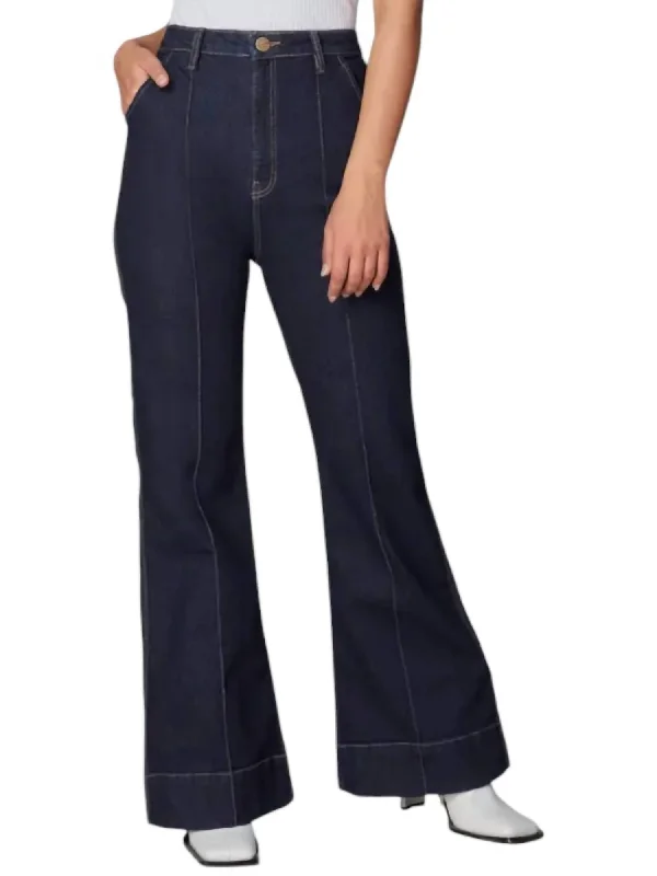 Women's Occasion Wear Clothes Stevie High Rise Flare Jeans In Dark Wash