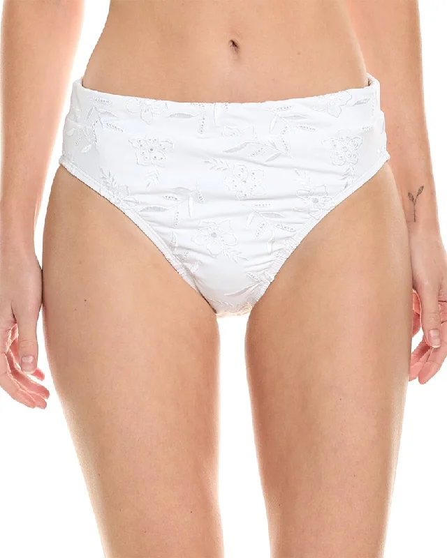 Flash Sale Online Tommy Bahama Eyelet Hideaway High-Waist Bikini Bottom