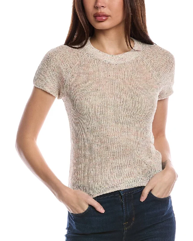 Effortless Chic for Women ATM Anthony Thomas Melillo Spacedyed Linen-Blend Sweater